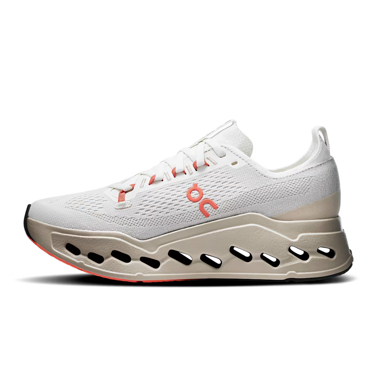 On Running Cloudsurfer Max W - Ivory - Salmon