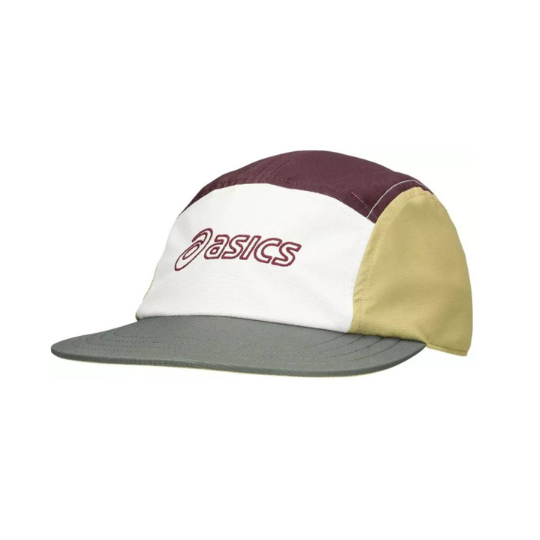 Asics 5 Panel Cap - Mantle Green / Dark Currant