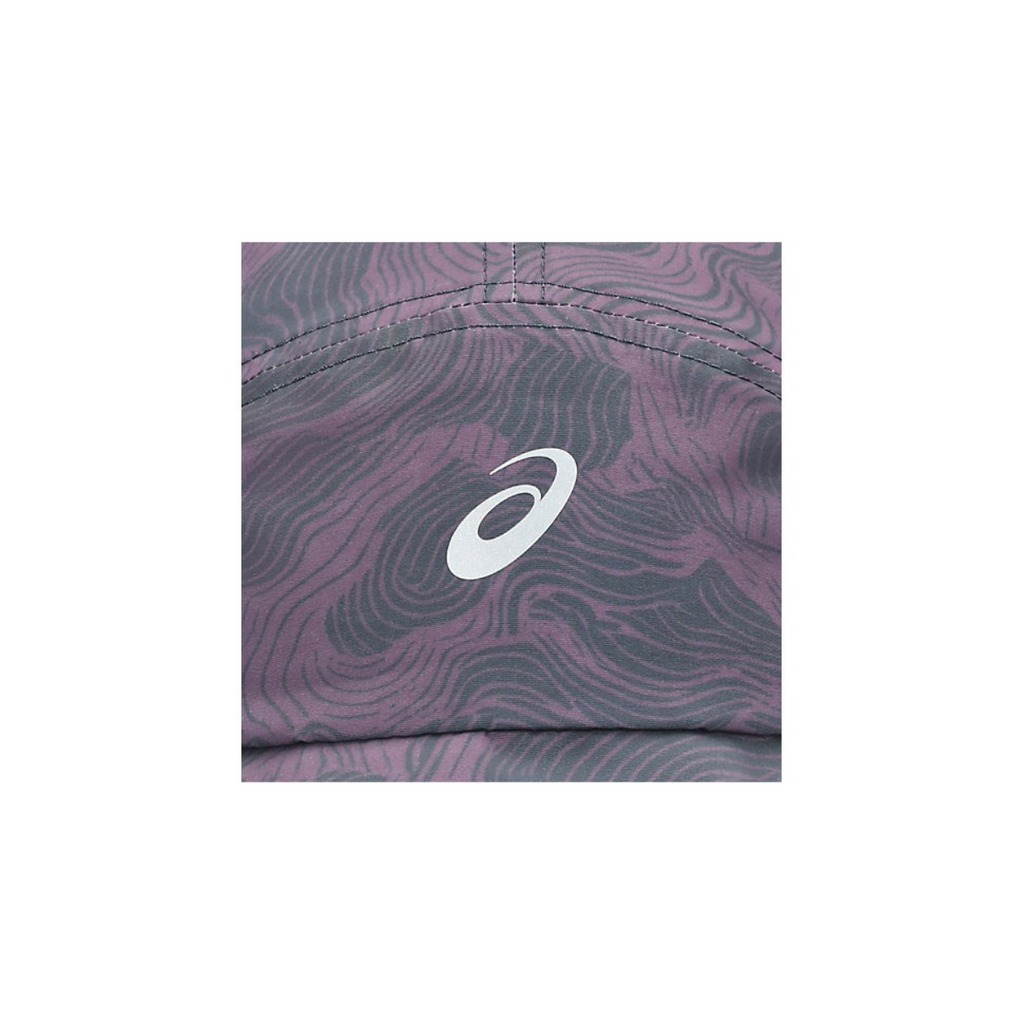 Asics Fujitrail Graphic Cap Dark Aubergine - detalhe