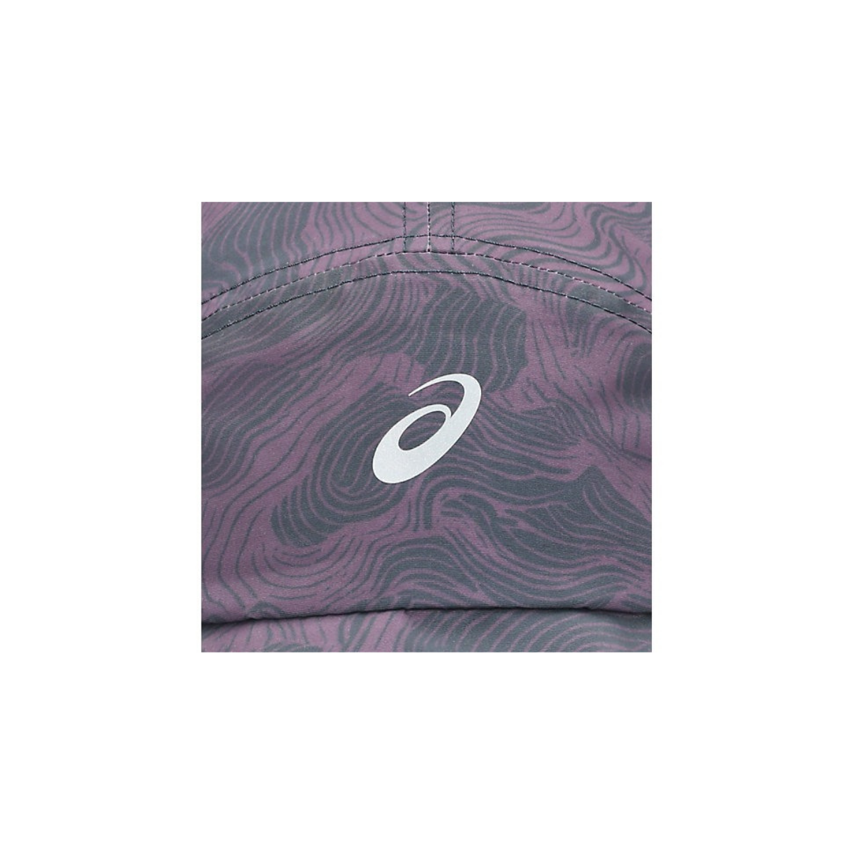 Asics Fujitrail Graphic Cap Dark Aubergine - detalhe