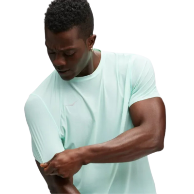 Hoka Airolite Run Run Short Sleeve Men - Cloudless