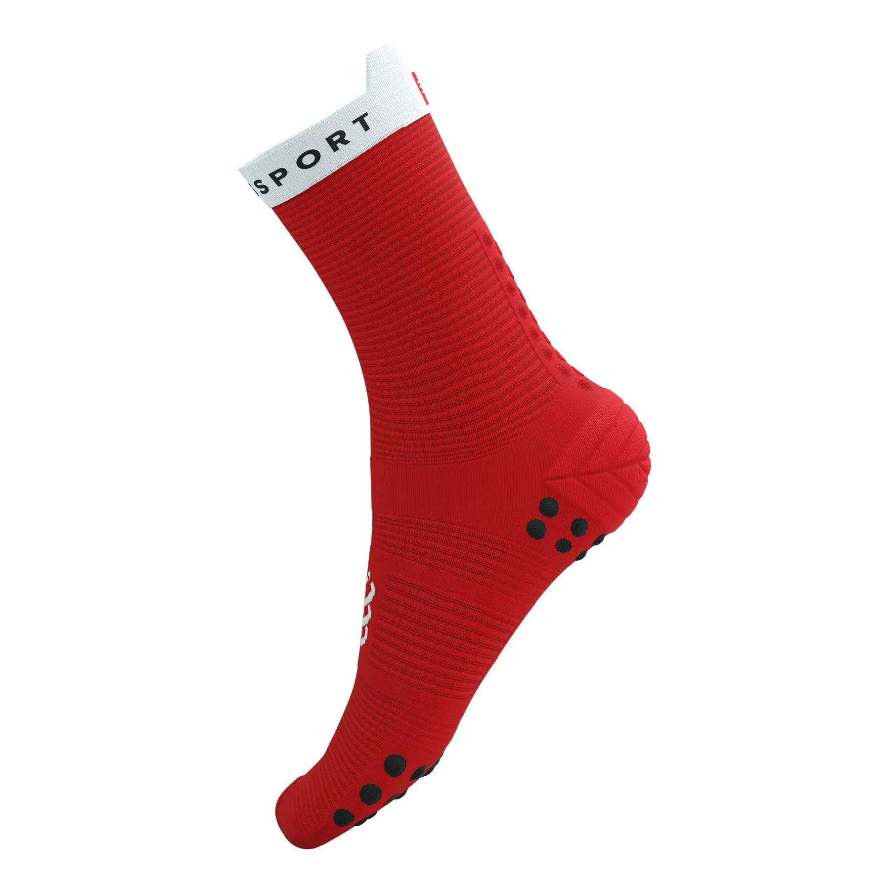 Compressport Pro Racing Socks V4.0 Run High - RED/WHITE