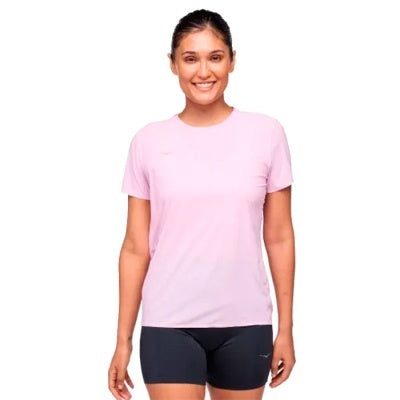 Hoka Airolite Run Run Short Sleeve Woman - Pink