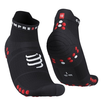 Compressport Pro Racing V4.0 Run Low - Black/Red