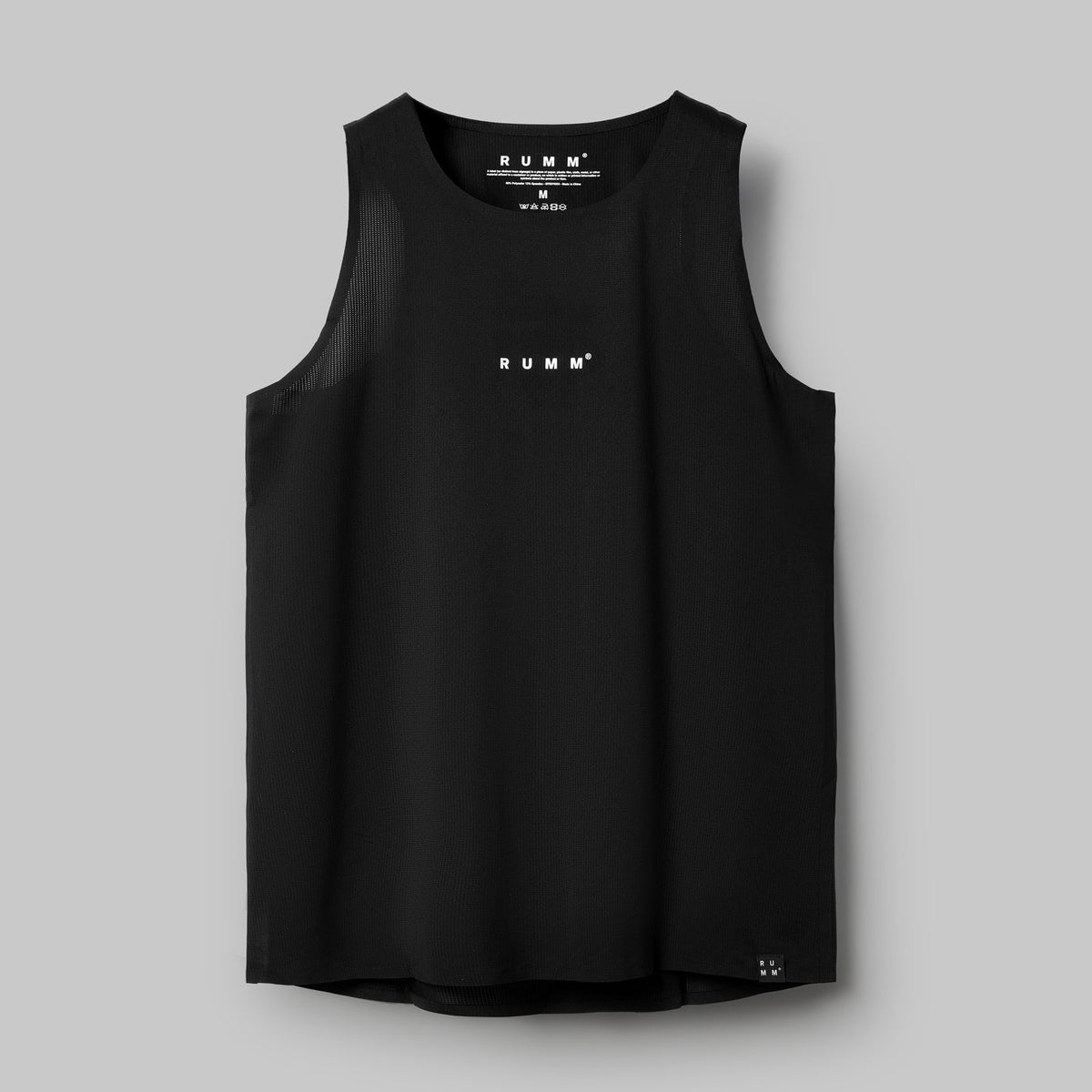 RUMM Road Total T-shirt - Black - vista de frente