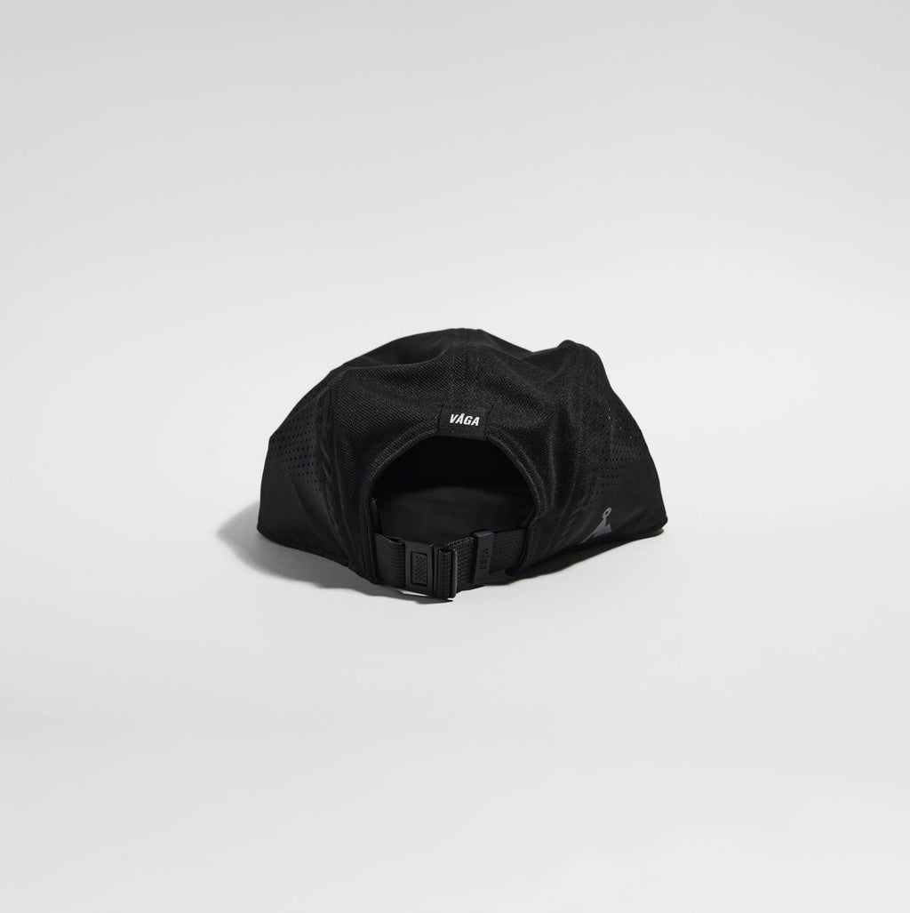 GORRA DE CARRERAS CON PLUMA VÅGA - GRIS PELT / NEGRO
