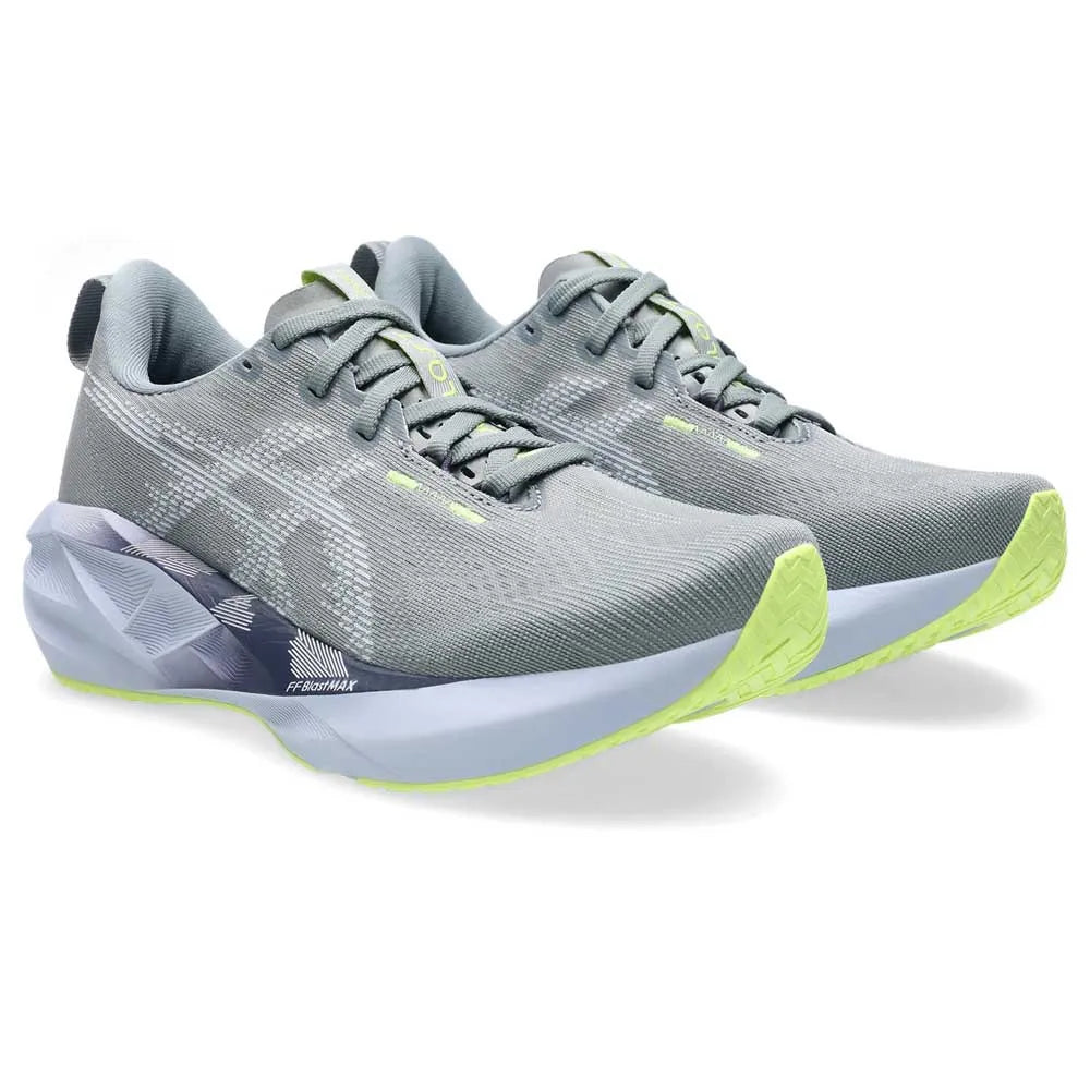 Asics Novablast 5 Woman - Gravel / Blue Fade