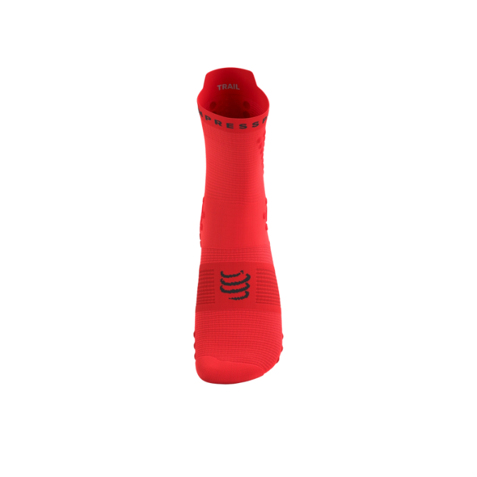 Compressport Pro Racing Socks V4.0 Trail - Fluo Red