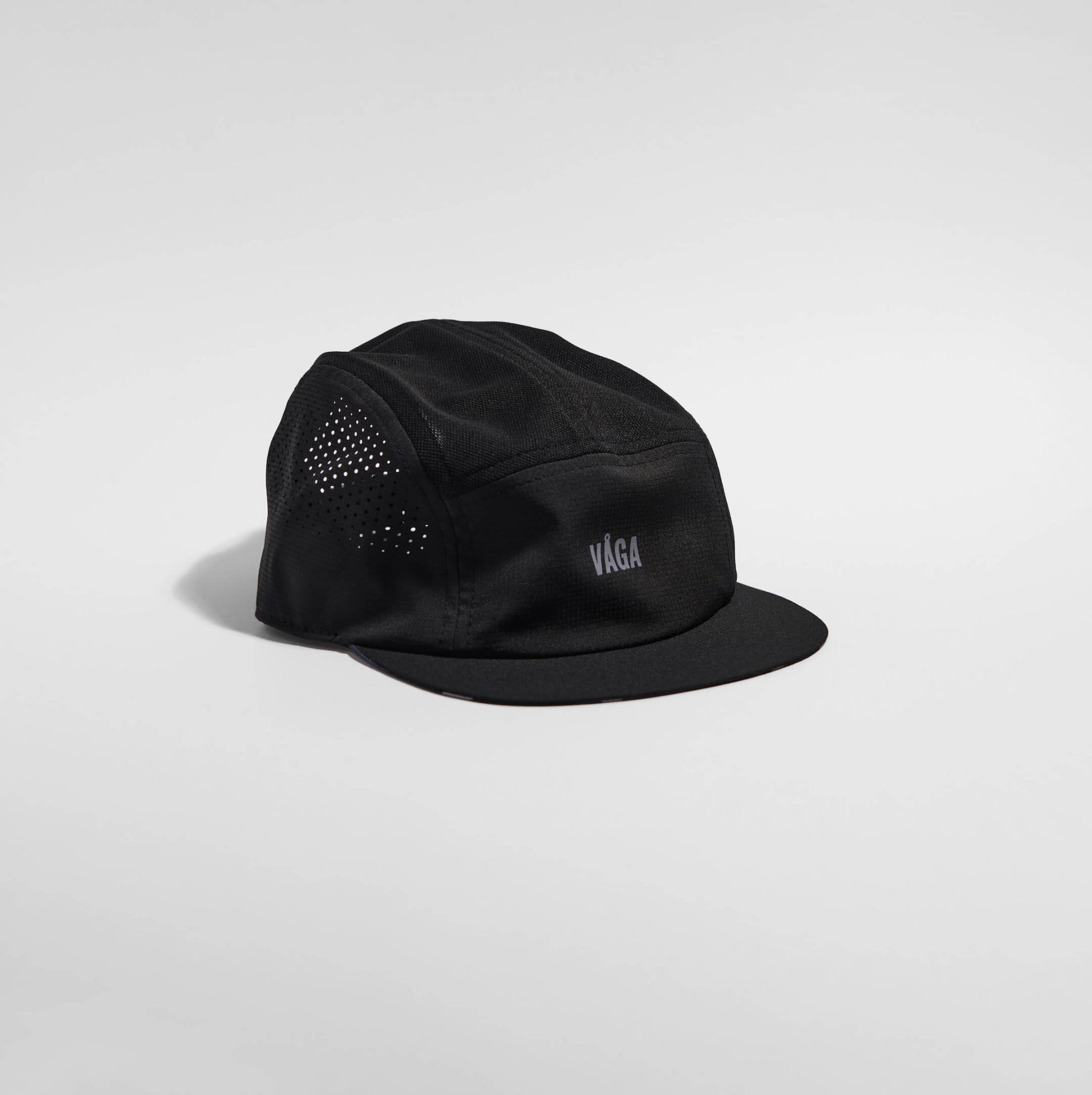 GORRA DE CARRERAS CON PLUMA VÅGA - GRIS PELT / NEGRO