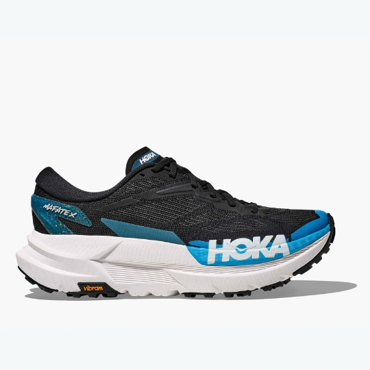 Hoka Mafate X - Black / Skyward blue