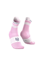 Calcetines Compressport Pro Racing V4.0 Run High - Negro/Blanco