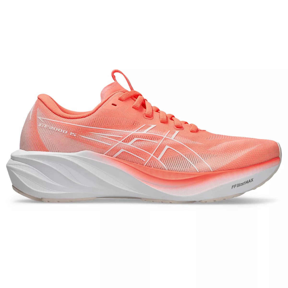 Asics GT-2000 15 W Sun Coral / White - vista lateral direita
