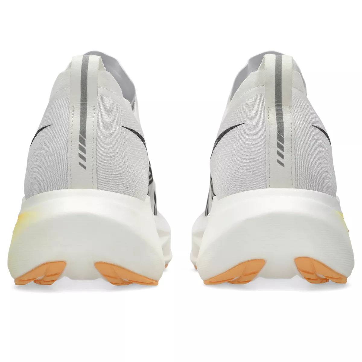 Asics Megablast White / Orange Glow - vista traseira