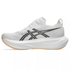 Asics Megablast White / Orange Glow - vista lateral esquerda