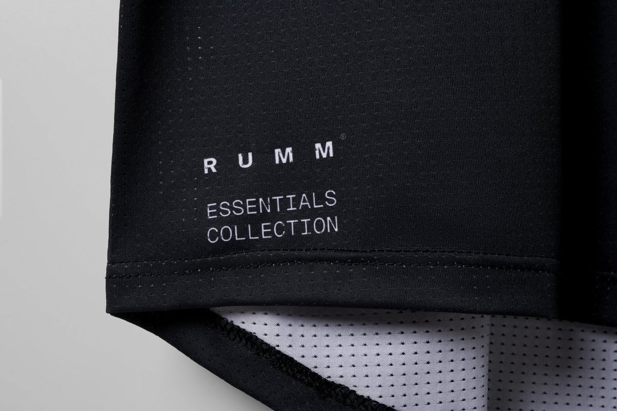 RUMM Essencial T-shirt Woman Black - pormenor do tecido