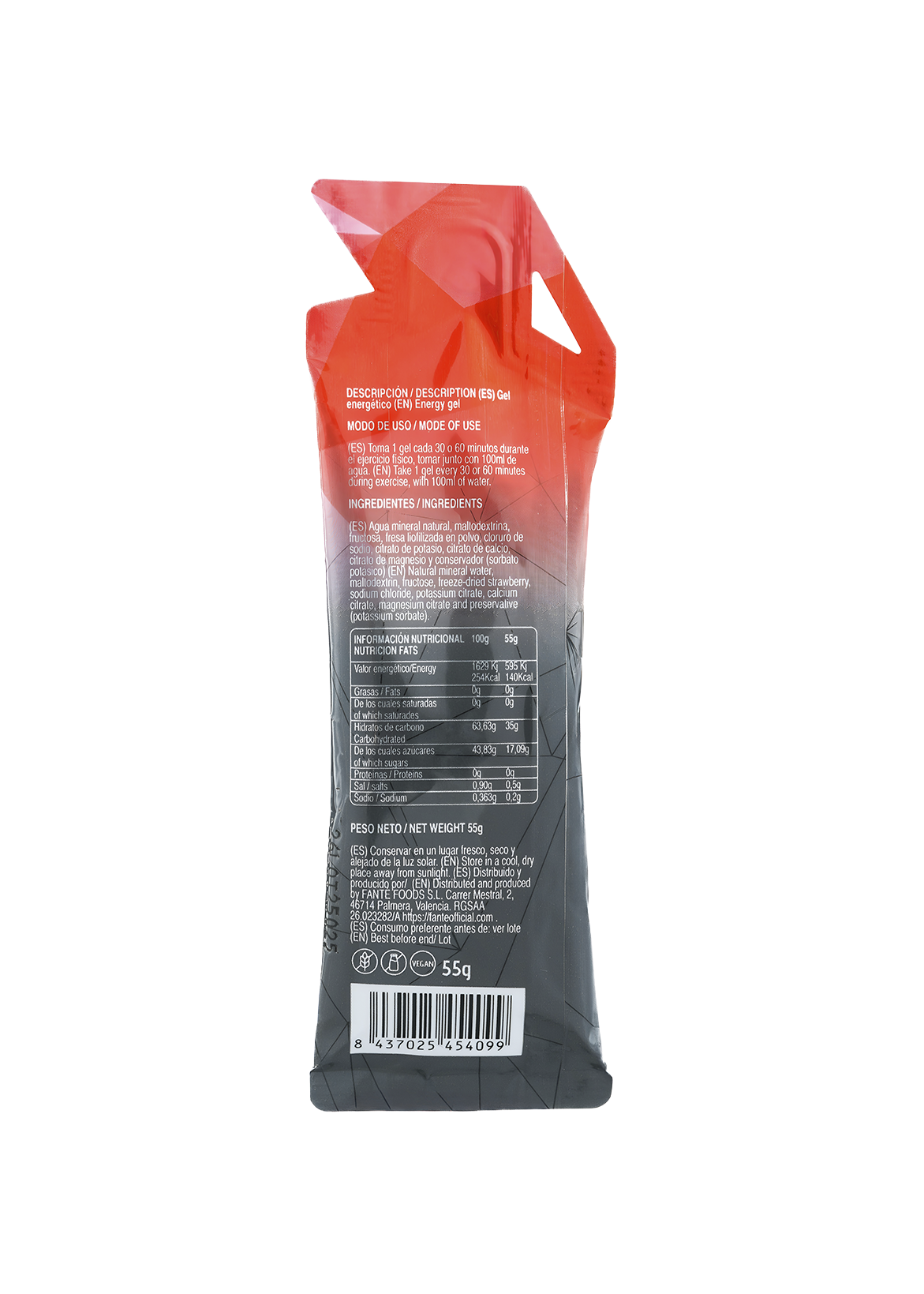 Fanté Gel Hydro 35g Morango