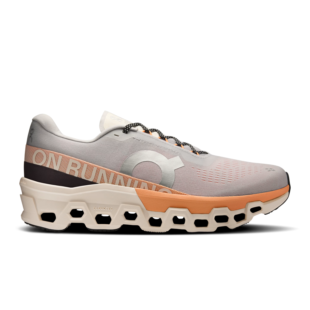 On Running Cloudmonter 2 - Glacier - Tangerine