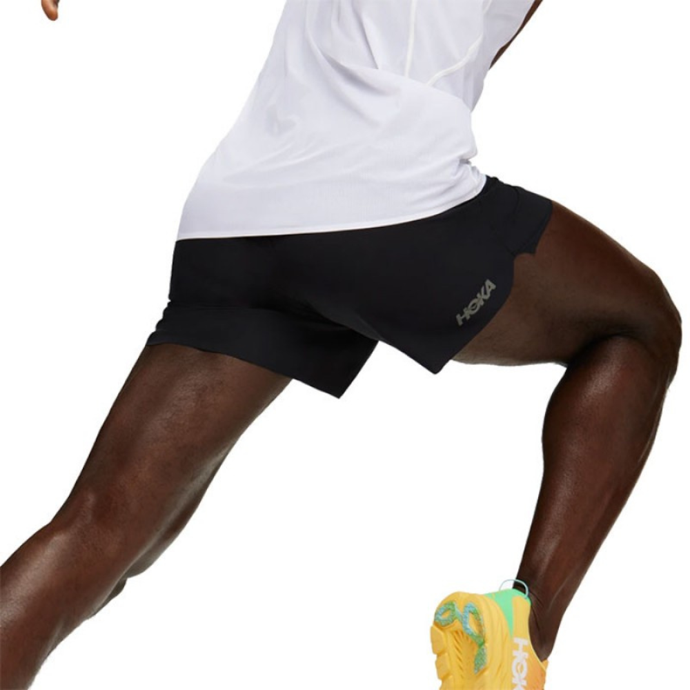 Hoka Glide 5" Short With Brief - Black