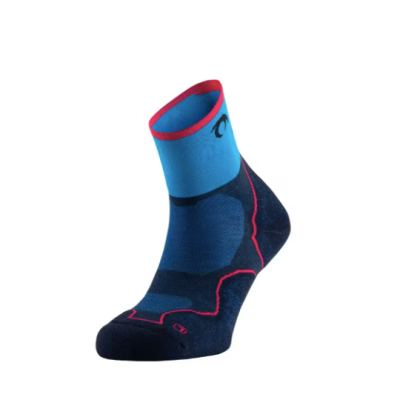 Lurbel Meias Trail Running Desafio Four - Navy blue & Fuchsia