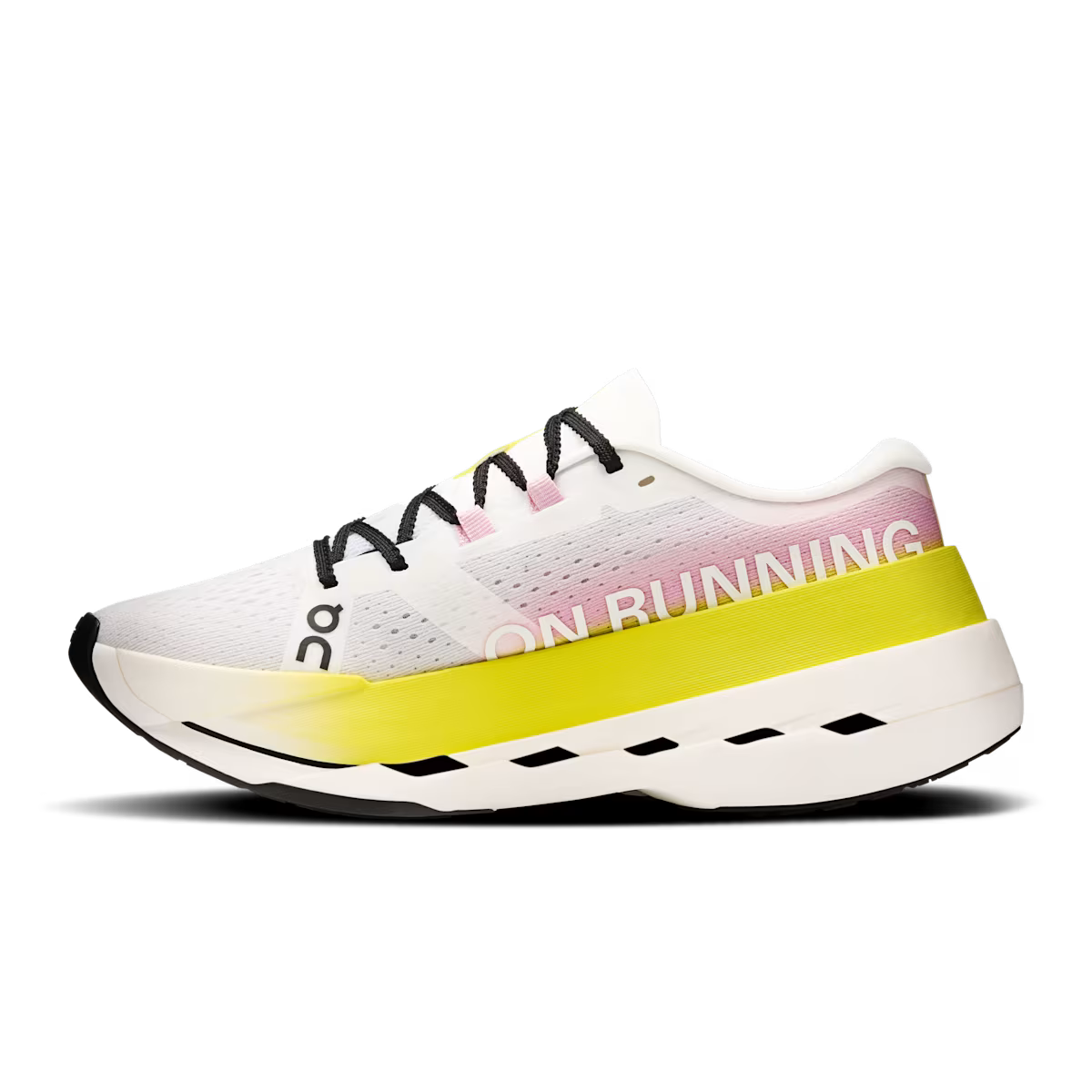 On Running Cloudboom Max W - Lime - Raspberry