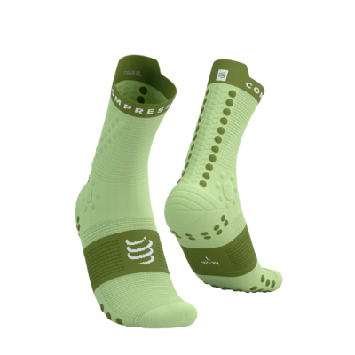 Compressport Pro Racing Socks V4.0 Trail - Shadow Lime