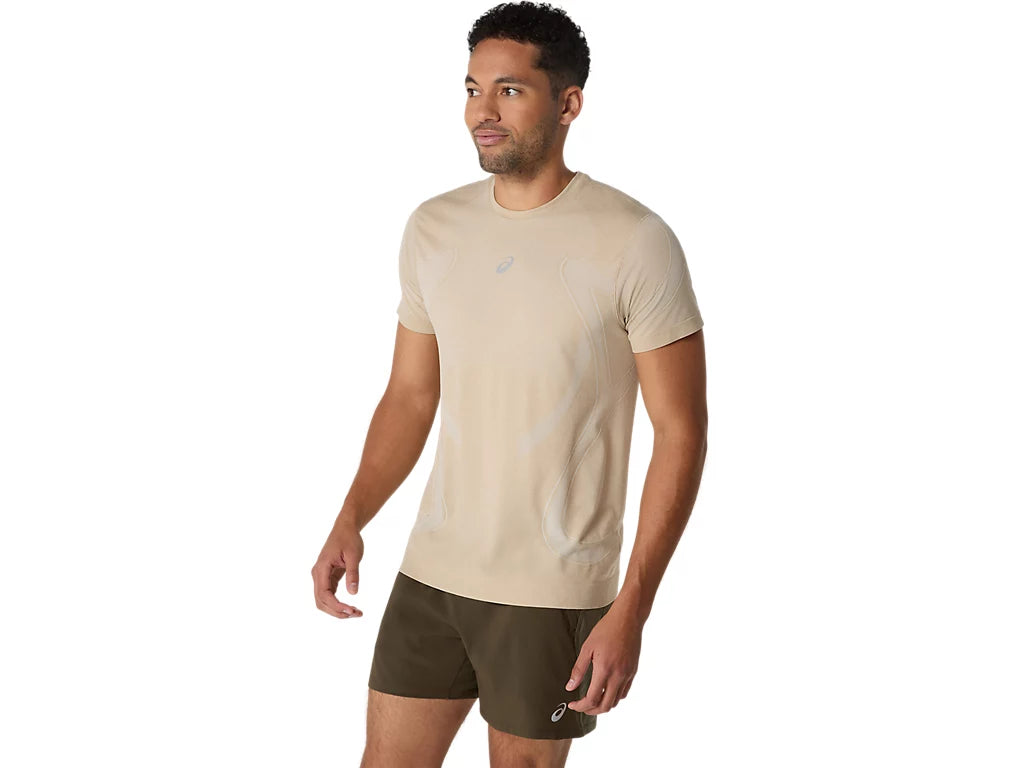 Asics Road Seamless SS Top M - Cream