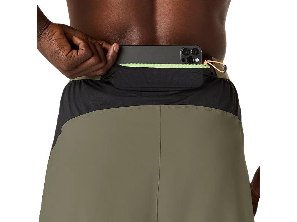 Asics Fujitrail All Over Print 5IN - Mantle Green