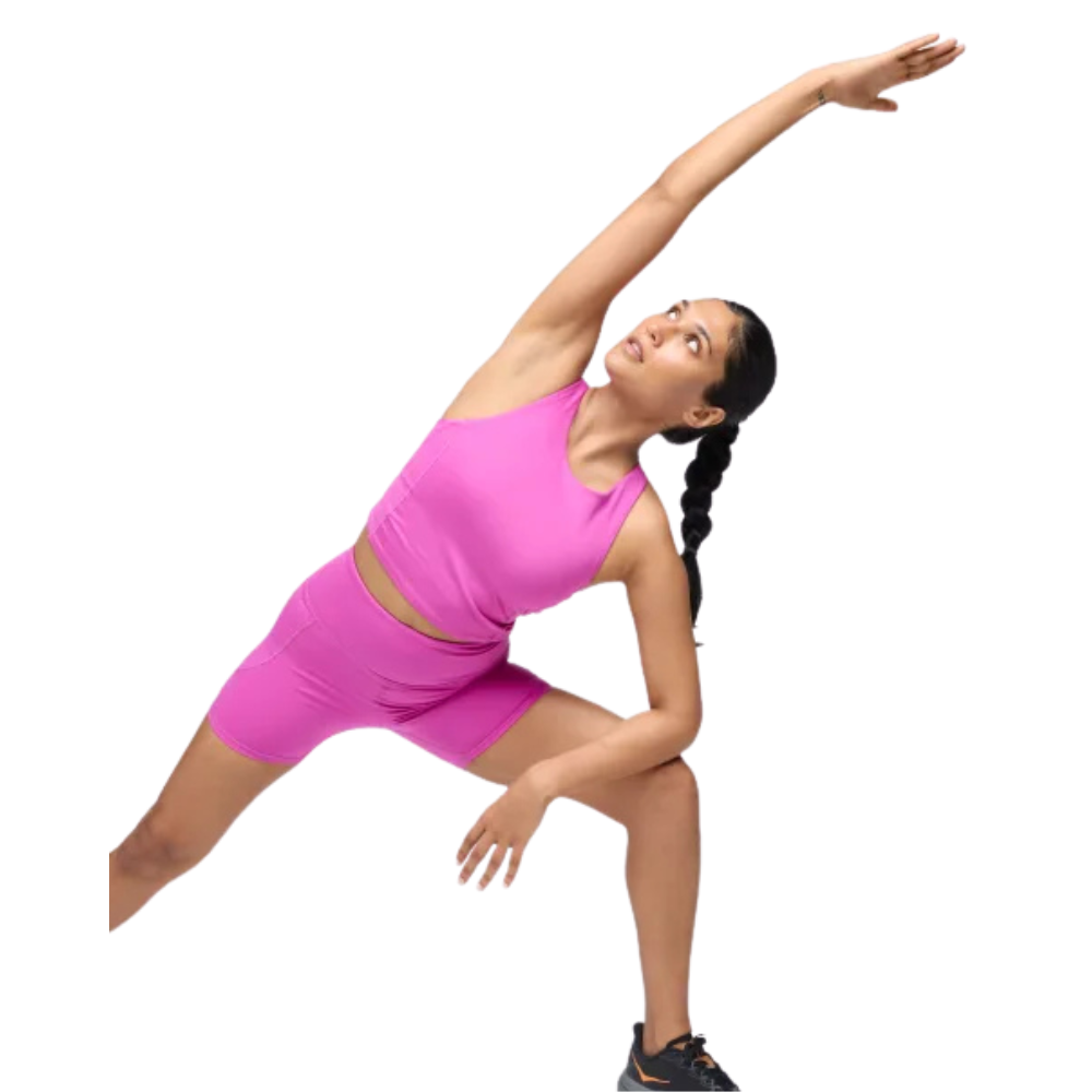 Hoka TOP Elaro Crop Bra - Fushia