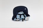 VÅGA FEATHER RACING CAP - PASTEL BLUE / LIGHT TAUPE / NAVY BLUE
