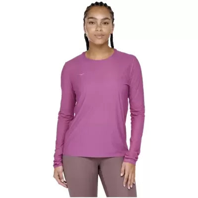 Hoka Airolite Run Long Sleeve Woman - Fushia