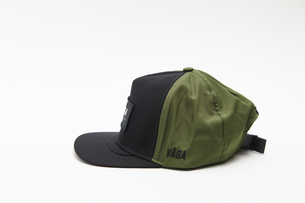 VAGA TRUCKER CAP - DARK MOSS GREEN / BLACK