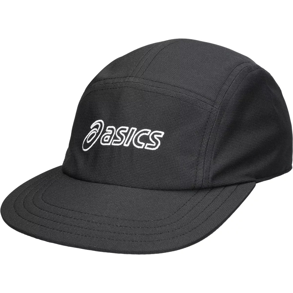 Asics Performance Running 5 Panel Cap Black - vista frontal