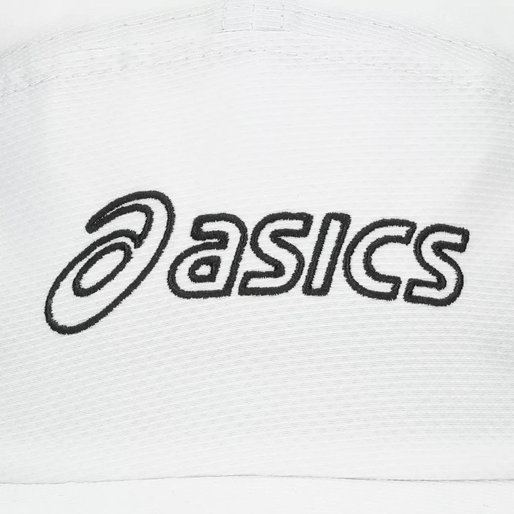 Asics Performance Running 5 Panel Cap Brilliant White - pormenor