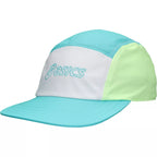 Asics Performance Running 5 Panel Cap Energy Aqua - vista frontal