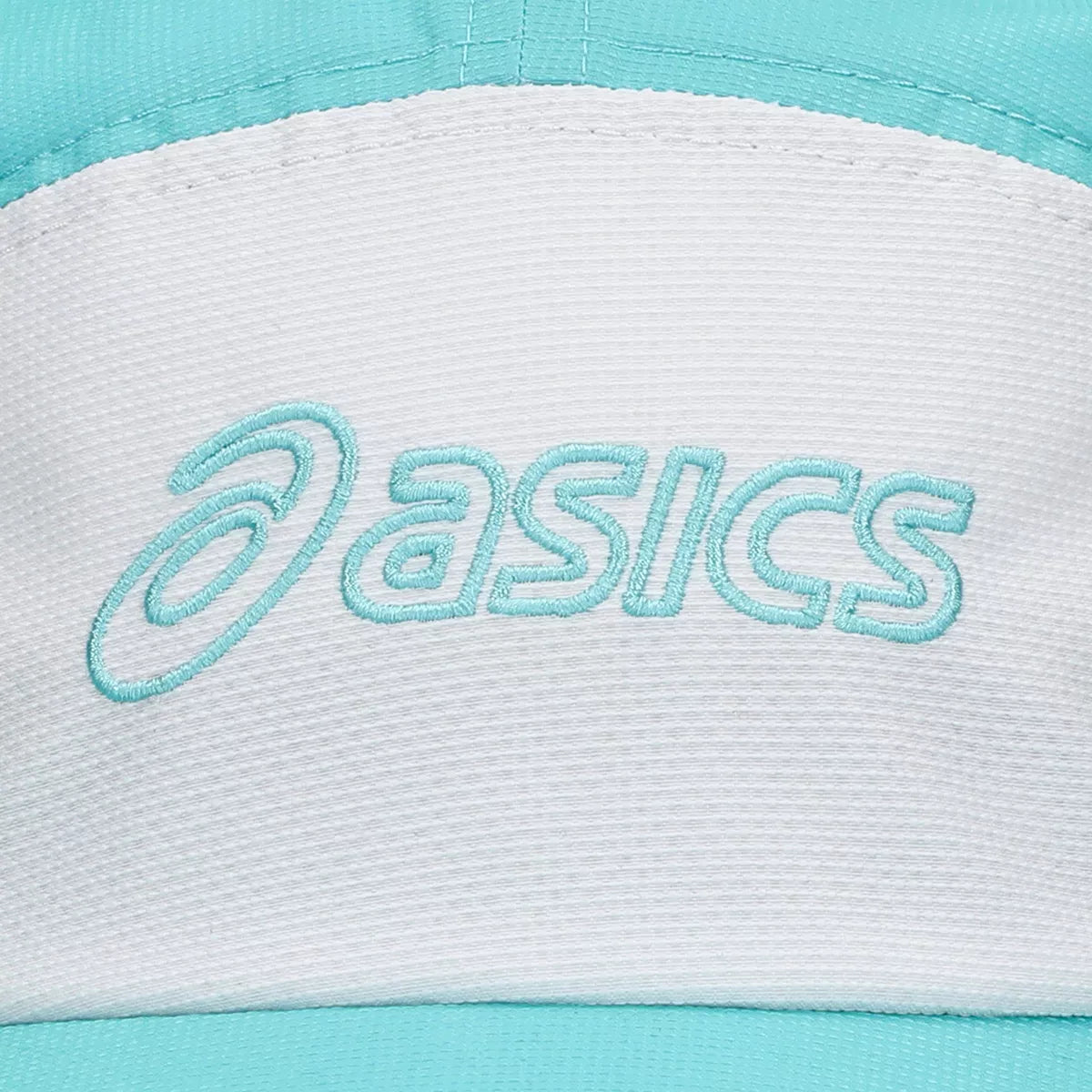Asics Performance Running 5 Panel Cap Energy Aqua - pormenor