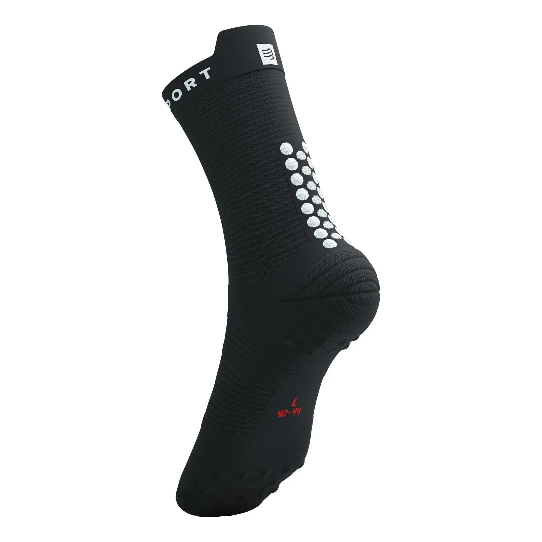 Compressport Pro Racing Socks V4.0 Run High - Black/White
