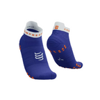 Compressport Pro Racing V4.0 Run Low - Dazz Blue/White