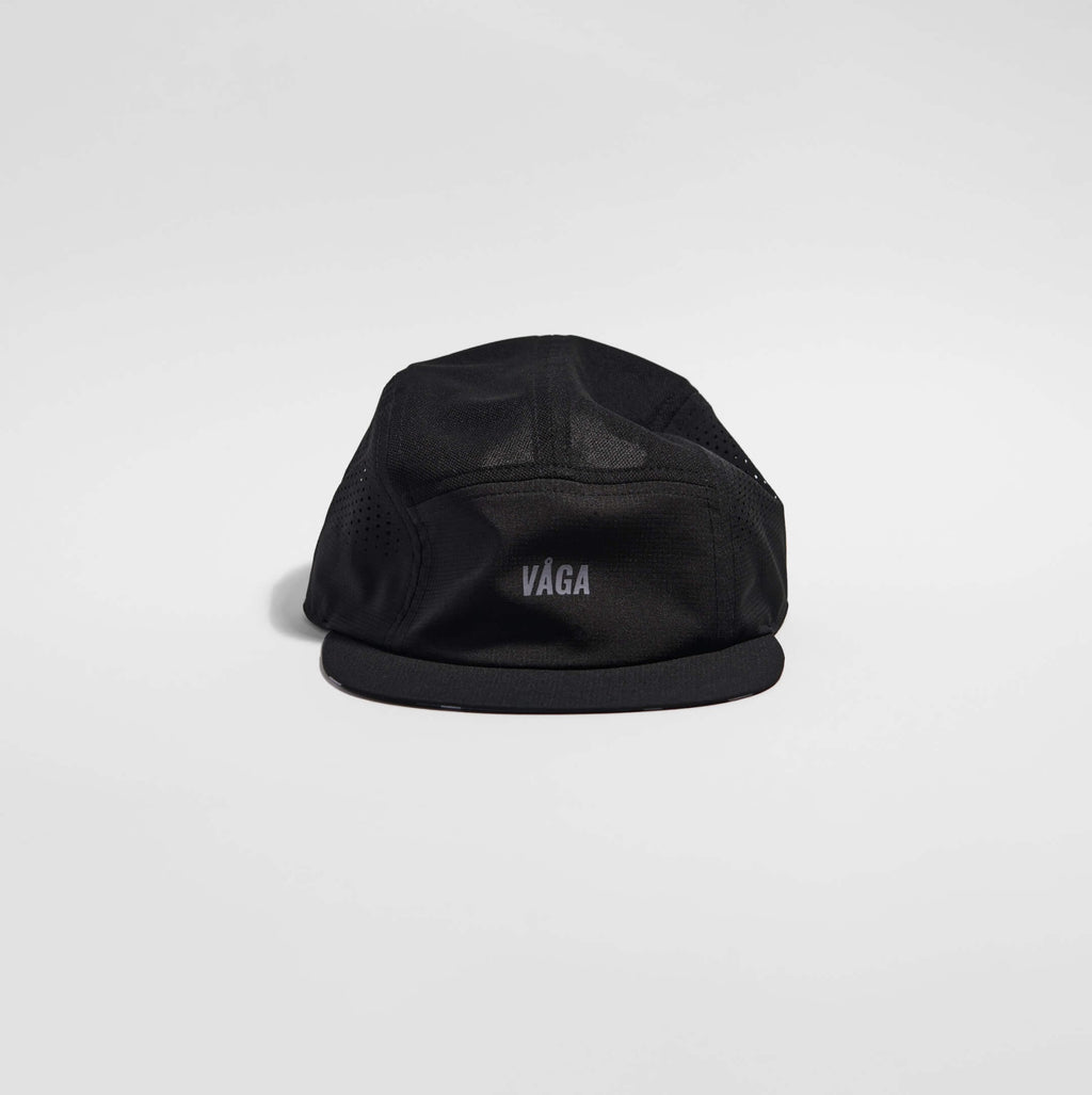 GORRA DE CARRERAS CON PLUMA VÅGA - GRIS PELT / NEGRO