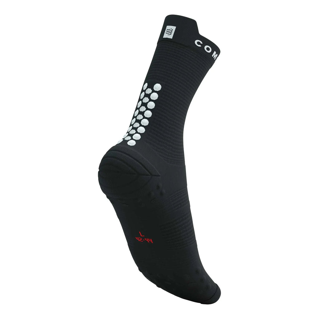 Compressport Pro Racing Socks V4.0 Run High - Black/White