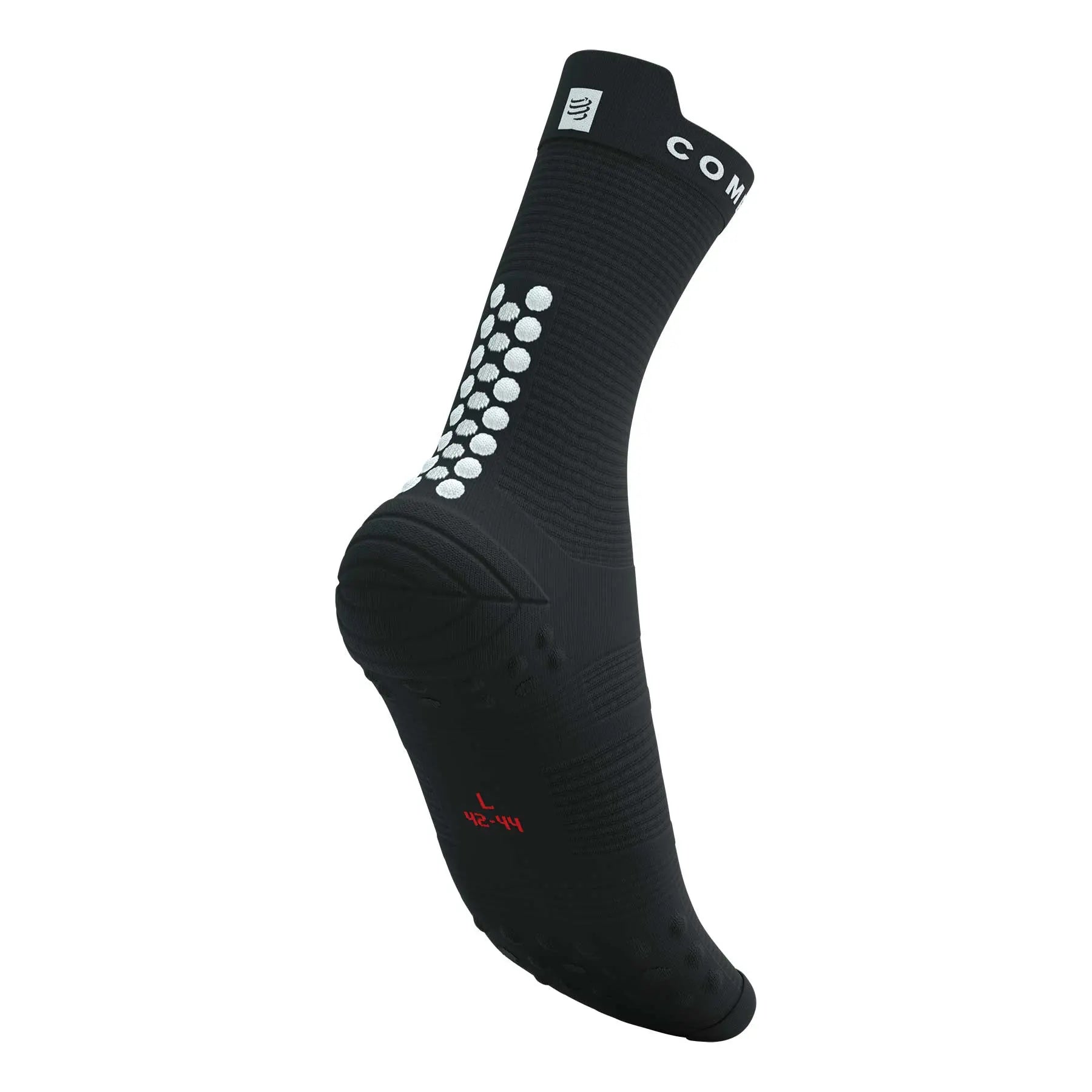 Compressport Pro Racing Socks V4.0 Run High - Black/White