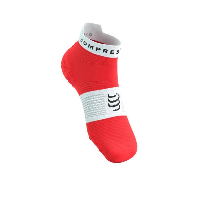 Compressport Pro Racing V4.0 Run Low - Fluo Red
