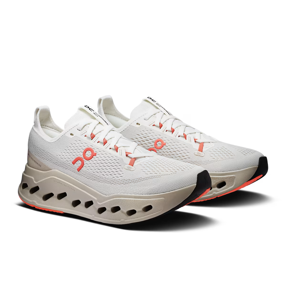 On Running Cloudsurfer Max W - Ivory - Salmon