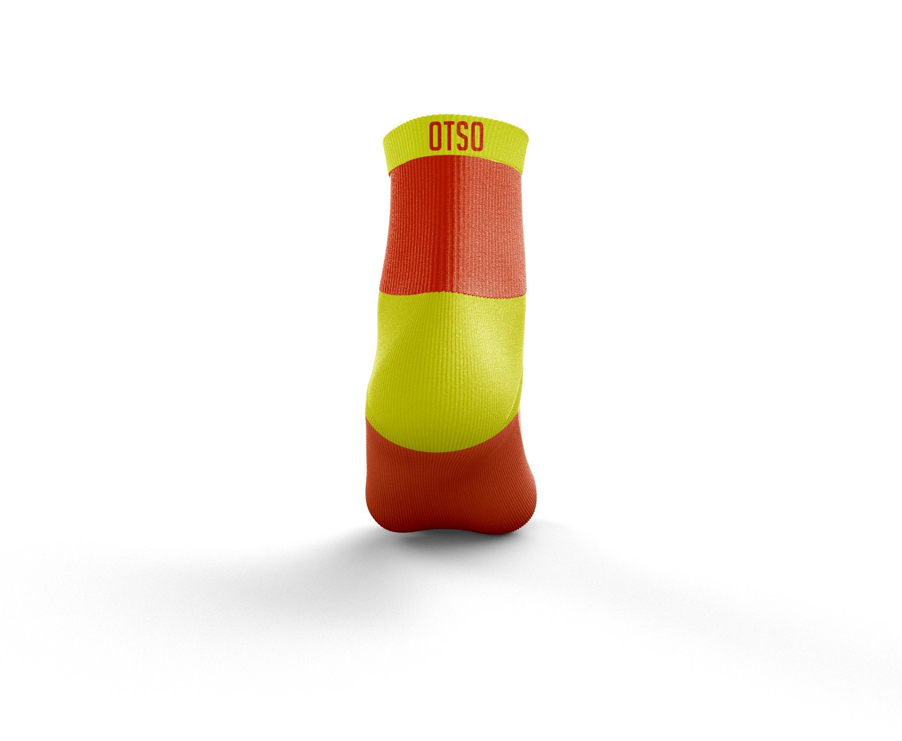 OTSO Multisport Socks Low Cut - Fluo Orange & Fluo Yellow