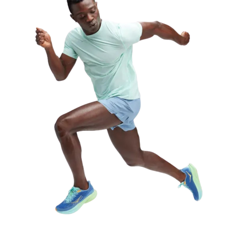 Hoka Airolite Run Run Short Sleeve Men - Cloudless