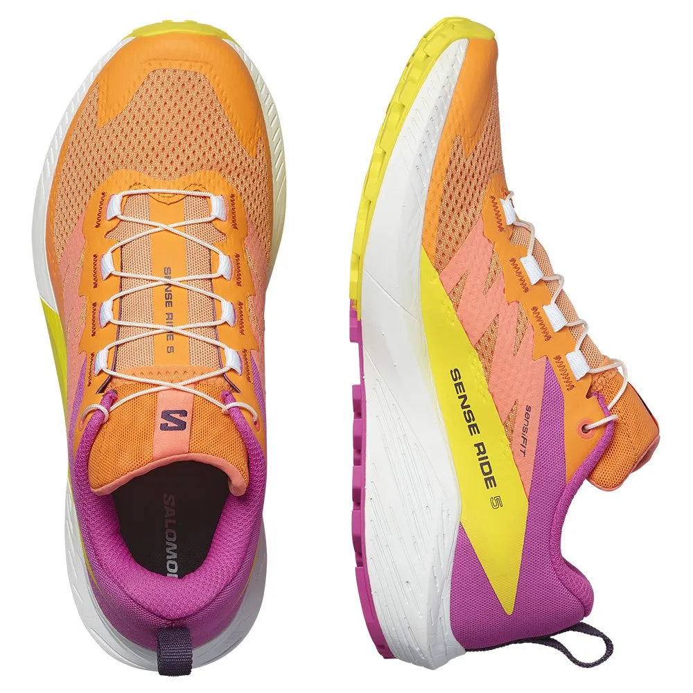 Salomon Sense Ride 5 WOMAN - Bird Of Paradise / White / Sulphur Spring