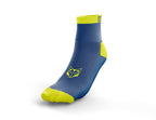 OTSO Multisport Socks Low Cut - Electric Blue & Yellow