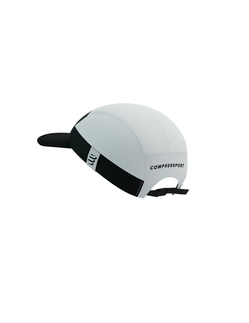 Compressport 5 Panel Cap - Black / White