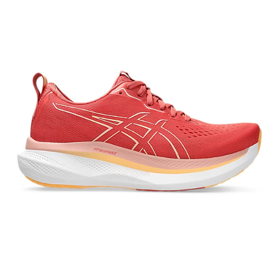 Asics Glideride Max W - Rosa oscuro arcilla/Naranja brillante