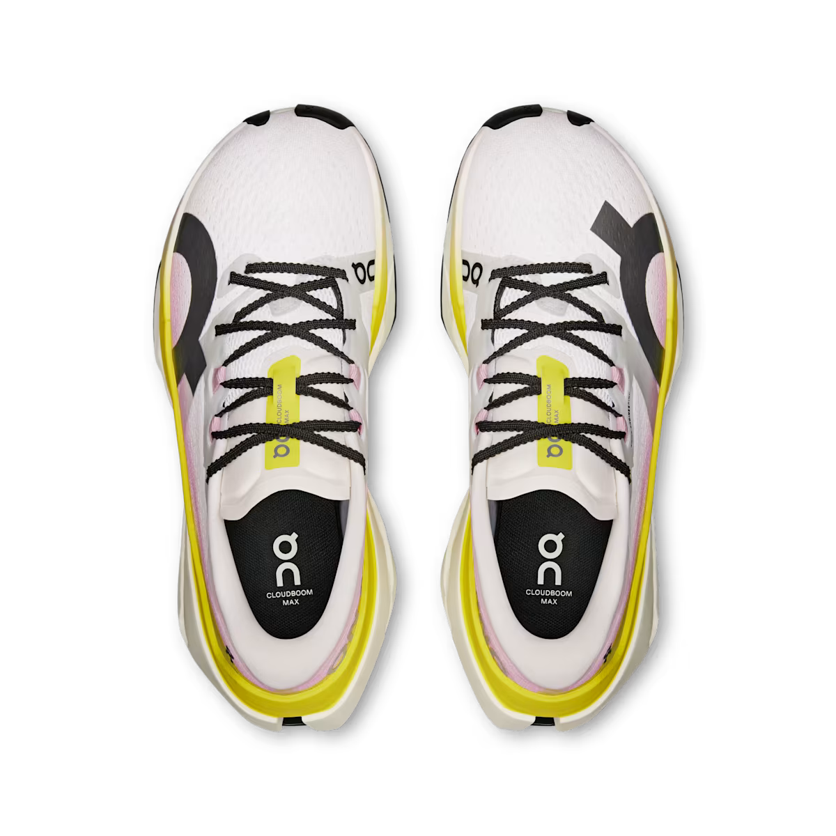 On Running Cloudboom Max W - Lime - Raspberry
