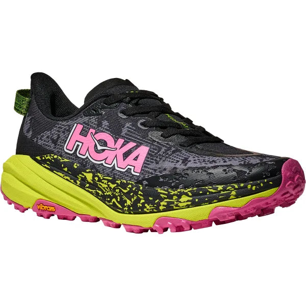 Hoka Speedgoat 6 W - Black / Neon